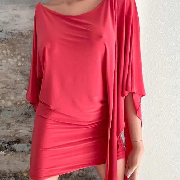 ABI FERRIN Signature 5-Way DRESS Coral XXS - Picture 9 of 15